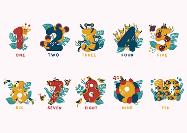 Numbers Zahlen Kids Kinder