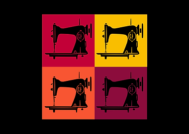 Sewing Machines Pop Art