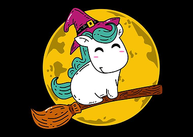 Unicorn witch witchcraft