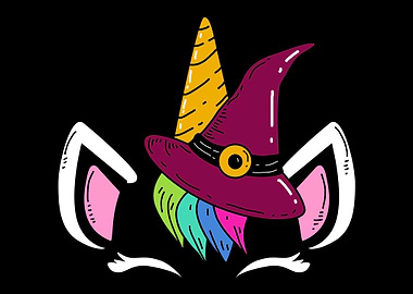 Unicorn witch witchcraft
