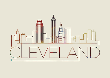 Cleveland Thin Line City