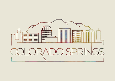 Colorado Springs Skyline