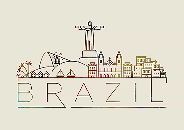 Brazil Thin Line City