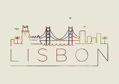Lisbon Thin Line City