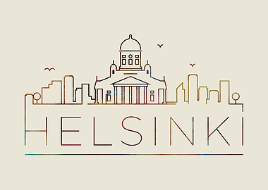 Helsinki Thin Line City