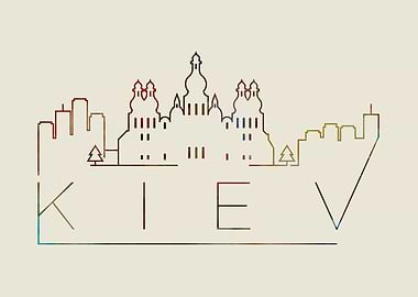 Kiev Thin Line City