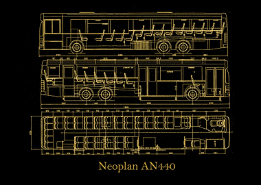 Neoplan AN440 gold