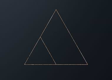 Gold Geometric Glyph