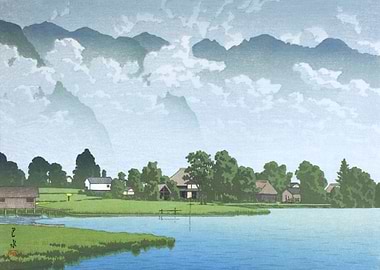 Lake Kizaki At Shinshu