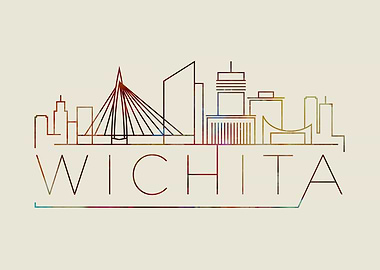 Wichita Thin Line City Art