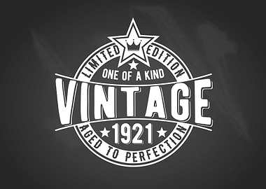 100th birthday vintage