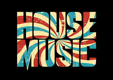 House Music Retro Vintage