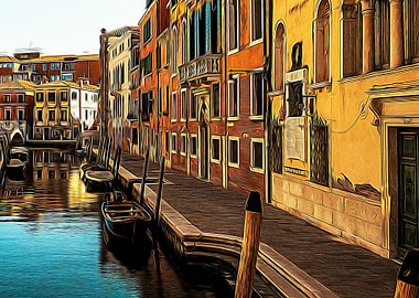Little canal in Venice