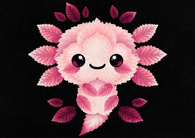 Axolotl of leaves