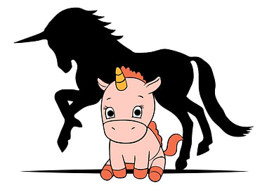 Unicorn Shadow Animal