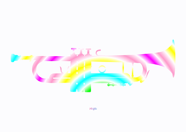 Colorful Trumpet