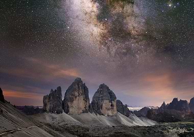The Dolomites at Night 1