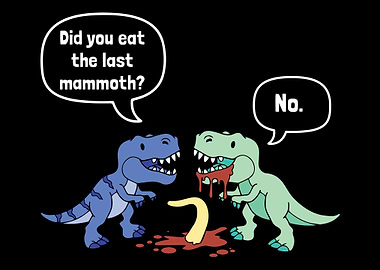 Dinosaur Eat Mammoth