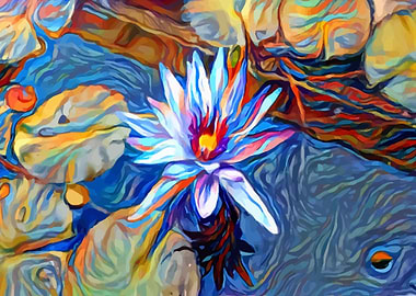 Lotus Flower Colorful