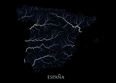 Spain river network