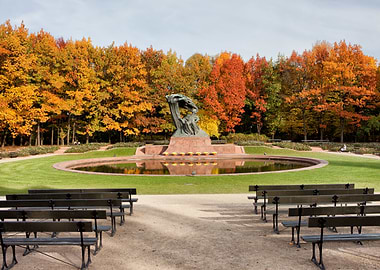 Lazienki Park in Warsaw