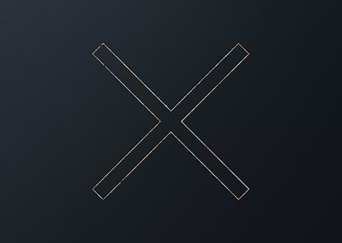 Gold Geometric Glyph