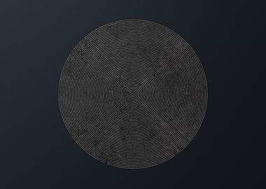 Gold Geometric Glyph