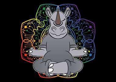 Rhino Africa Meditation