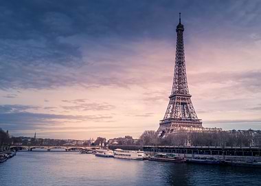 Paris City Skyline France