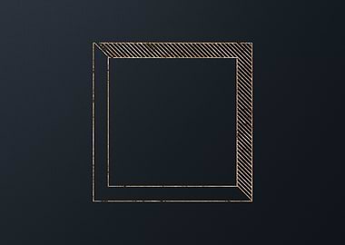 Gold Geometric Glyph