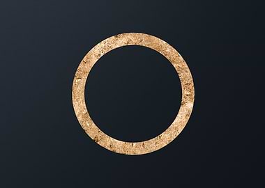 Gold Geometric Glyph
