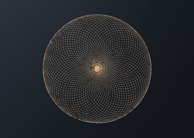 Gold Geometric Glyph