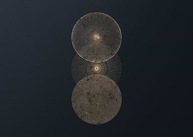 Gold Geometric Glyph