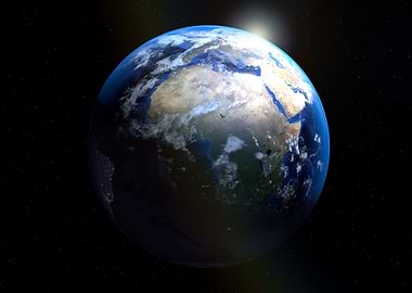 Space Galaxy Moon Universe