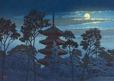 Pagoda At Ikegami Honmonji