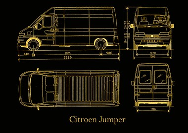 Citroen Jumper blueprint