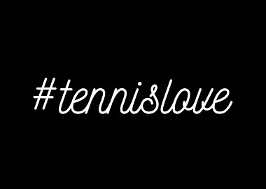 Tennisliebe Tennisspieler