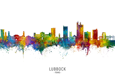 Lubbock Skyline Texas