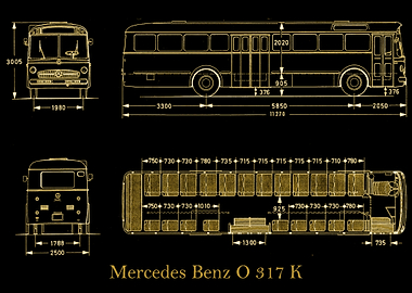 Mercedes Benz O 317 K 1965