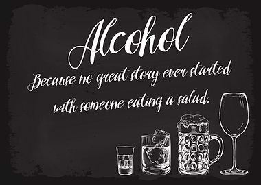 Story with Alcohol Whisky