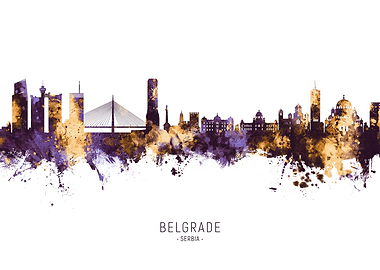 Belgrade Skyline Serbia