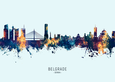 Belgrade Skyline Serbia