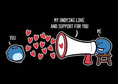 Love And Support Couple an