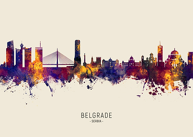 Belgrade Skyline Serbia