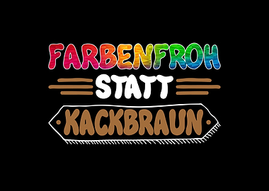 Farbenfroh Gegen Rechts