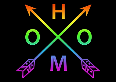 Homo Rainbow LGBT Heart