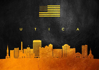 Utica New York Skyline