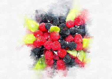 berries raspberries