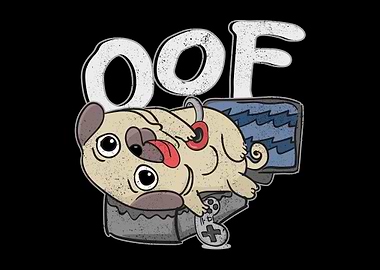 Oof Gamer Meme Pug
