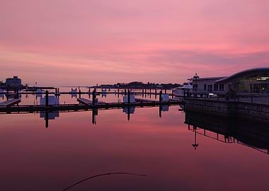 Sunset at the Marina